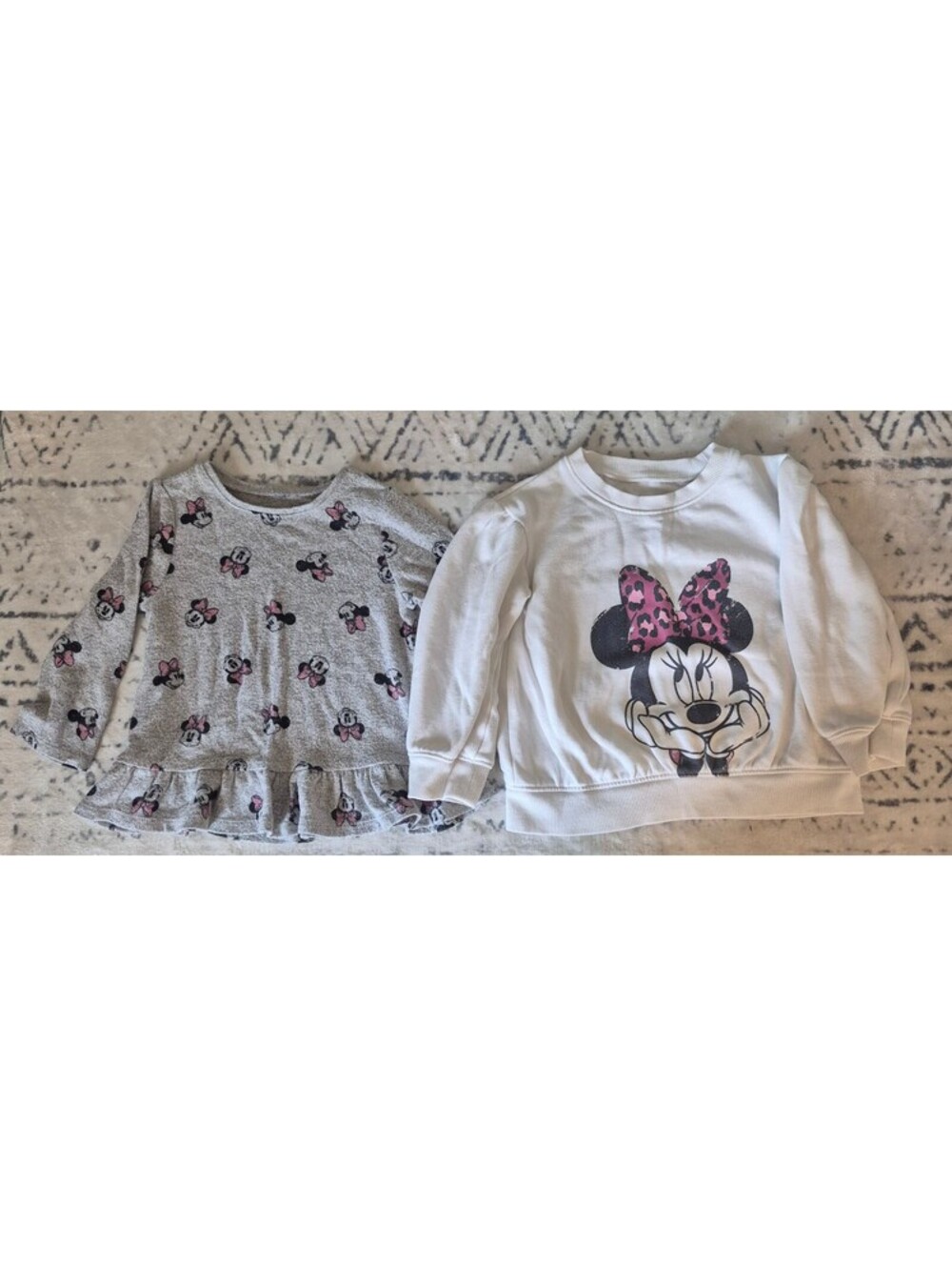 Disney Jumping Beans Baby Girl Sweatshirts 18M & 24M Minnie Mouse